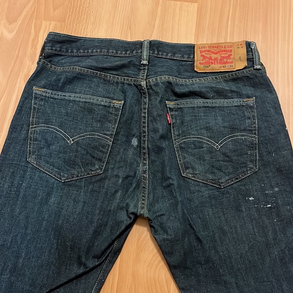 Levi’s 501 Paint Splattered Jeans - Picture 5 of 8